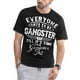 thumbnail image 1 of Everyone Want to Be Gangster Till It'S Time to Do T-Shirt 1520 Funny Men'S Short Sleeve Graphic T-Shirt Collection Black, 1 of 7
