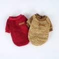 thumbnail image 4 of UDIYO Winter Warm Woolen Yarn Knit Dog Cats Sweater Pullover Jacket Coat Pet Clothes, 4 of 7