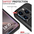 thumbnail image 3 of Diverbox Phone Case for iphone 16 Pro Max with Screen Protector, Heavy Duty Protection Shockproof DropProof Cover Compatible with MagSafe - Black, 3 of 7