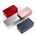 thumbnail image 2 of Tin Box Metal Tin Jars Iron Cookies Case Tea Box Storage Boxes Bins Candy Chocolate Organizer Biscuit Container,18*9.8*6.4cm, 2 of 5