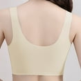 thumbnail image 5 of Plus Size Everyday Bras for Women Lace Fashion Thin Style Ventilate Front Buckle Bra Without Steel Rim Beige M-3XL, 5 of 6