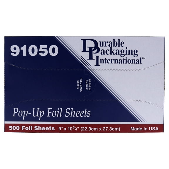 Pop-Up Foil Sheets by Durable Packaging for Unisex - 9 x 10 Inch Foil Sheet
