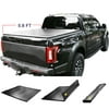 Ikon Motorsports Compatible with 07-13 Chevy Silverado/GMC Sierra 5.8Ft Bed Hard Quad-Fold Tonneau Cover FRP