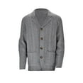 thumbnail image 3 of Autumn And Winter Men's Knitted Cardigan Fashion Casual Long Sleeve Lapel Pocket Flower, 3 of 8
