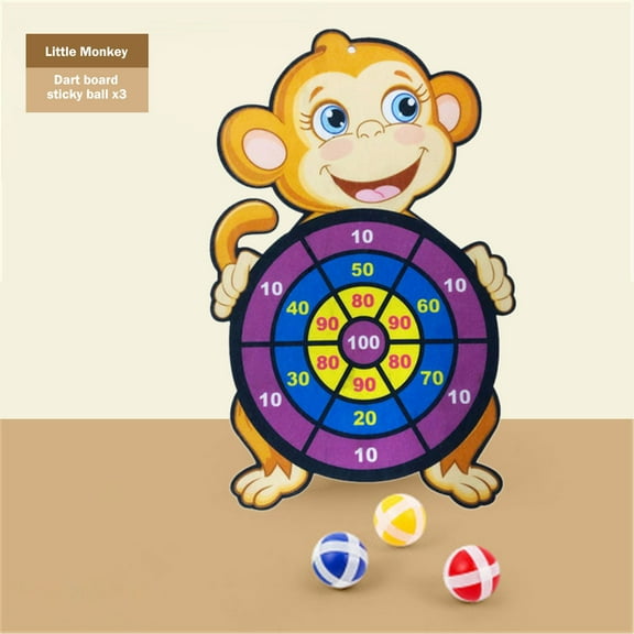 Fyeme 2Pcs Dart Board Set with Sticky Balls, Kids Games Safe Indoor Outdoor Games for Kids, Toys for 3 4 5 6 7 8 9 13 Year Old Boys Girls Teen Gifts Christmas Birthday Gifts
