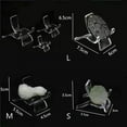 thumbnail image 2 of 10 Pcs Acrylic Triangle Display Holder, Clear Plastic Display Easel Stands for Mineral Agate Coral Small Collectibles Display Stand(10pcs L), 2 of 5
