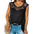 thumbnail image 2 of Camiseta sin mangas para mujer, camiseta sin mangas de verano para mujer Camiseta sin mangas de verano para mujer Camiseta sin mangas de verano con cuell, 2 of 4