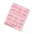 thumbnail image 1 of 2xPractice Libro De Pestañas Profesional Pestañas Ejercicio De Entrenamiento Niñas Mujeres Rosa, 1 of 8