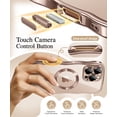 thumbnail image 3 of Funda para iPhone 16 Pro Max GVIEWIN 6,9" transparente color oro rosa, 3 of 9