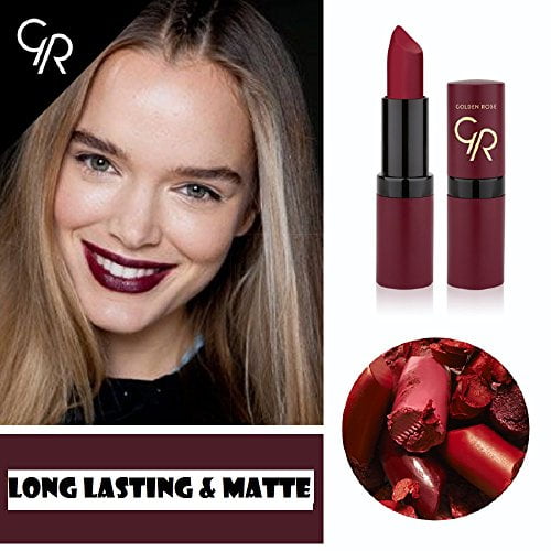 Golden Rose Velvet Matte Lipstick 23 Kenyan Copper Red Walmart Com Walmart Com