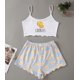 thumbnail image 1 of Hot Women's Sleepwear Cute Cartoon Print Short Set Pajamas for Women Pajama Set Sweet Short Sleeve V-Neck & Shorts Summer Pijama, 1 of 4