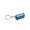 Blue black, variant on Small Desktop Engine Keyring Hand Cranked Perfect for Automotive Fans