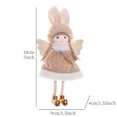 thumbnail image 3 of Christmas Plush Angel Girl Dolls Ornaments Xmas Tree Pendant Hanging Decoration For Home New Year Decor Supplies 2024 Kids Gifts, 3 of 5