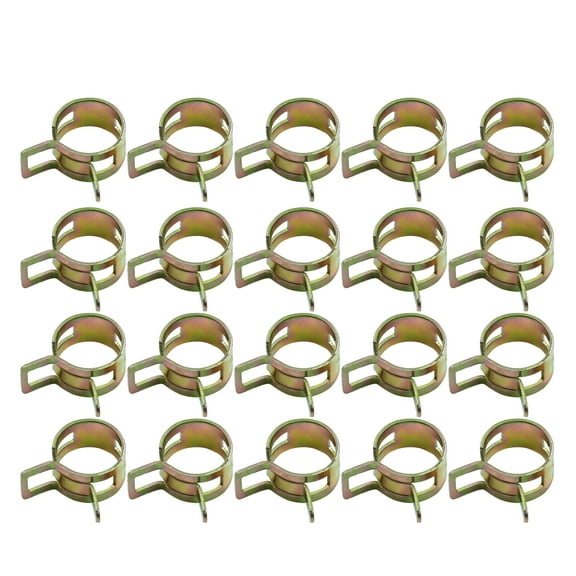 20pcs 14mm Auto Car Fuel Line Spring Clips Water Pipe Air Tube Clamps Hose Fastener