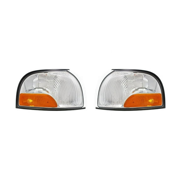 New Pair Of Side Lights Compatible With Mercury Villager Nissan Quest 1999 2000 2001 2002 By Part Numbers FO2521158 XF5Z13200Ab B61107B000 NI2521128 FO2520158