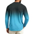 thumbnail image 7 of IAJDKMEK Men's Raglan Long Sleeve Shirt - Round Neck Casual Tee, Soft Everyday Shirt for Men, Great Work Shirts and Weekend Wear,Blue L, 7 of 7