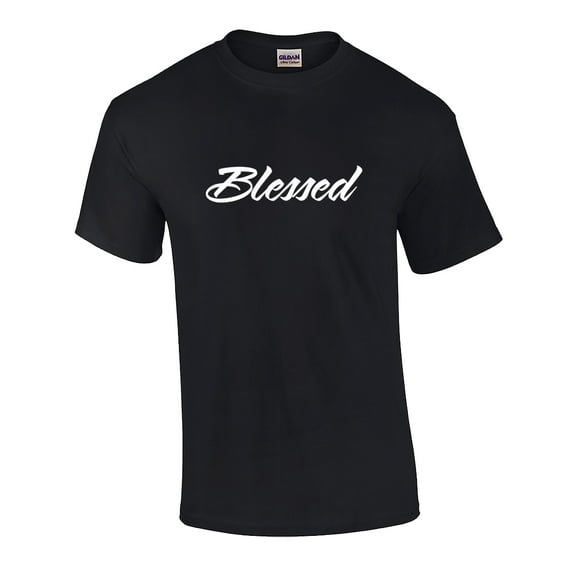 Christian Blessed Script Short Sleeve T-shirt