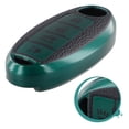thumbnail image 3 of BUYISI For Tpu Leather Car Key Fob Case Cover For Nissan For Qashqai For Trail For Versa Style 3 Green, 3 of 5