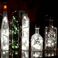 thumbnail image 4 of JZ-10 Light LED Christmas Mini Light Set, Outdoor Curtain Wreath Craft Bottle String Lights, Pure White, Non-Connectable, White Wire, 5 Feet, 4 of 4