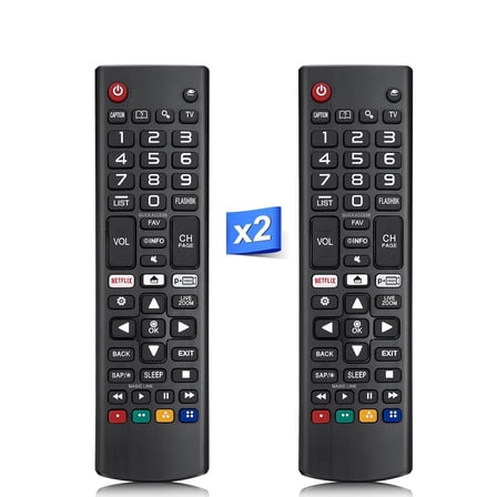 New Universal for LG Smart TV Remote Control Replacement (Pack of 2)