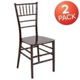 thumbnail image 3 of 2 Pk. HERCULES Series Mahogany Resin Stacking Chiavari Chair, 3 of 8