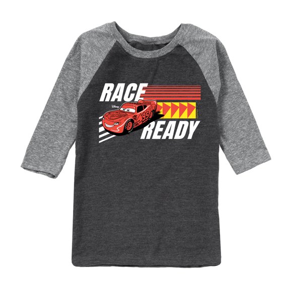 Cars - Race Ready - Toddler & Youth Raglan Graphic T-Shirt