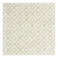 thumbnail image 3 of Unique Loom Trellis Shag Collection Area Rug - Ruth (7' 10" Square Beige/Light Brown), 3 of 11