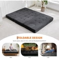thumbnail image 4 of 6-Inch Tri-Fold Memory Foam Mattress, Foldable Floor Sofa Bed with High-Density Support, Single Folding Mattress for Living Room, Dorm, Guest Use, 4 of 8