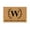 W, variant on Practical Choice Cyenie 1* Floor Mat Funny Welcome Doormat Entryway Front Porch Rugs 60 * 40Cm Anti Bottom Floor Indoor Outdoor Carpet for Farmhouse Patio Home Decor 26 Letter Floor Mat