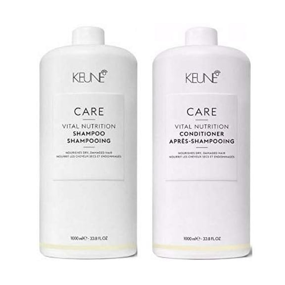 Keune Vital Nutrition Shampoo & Conditioner 33.8oz / 1L Duo
