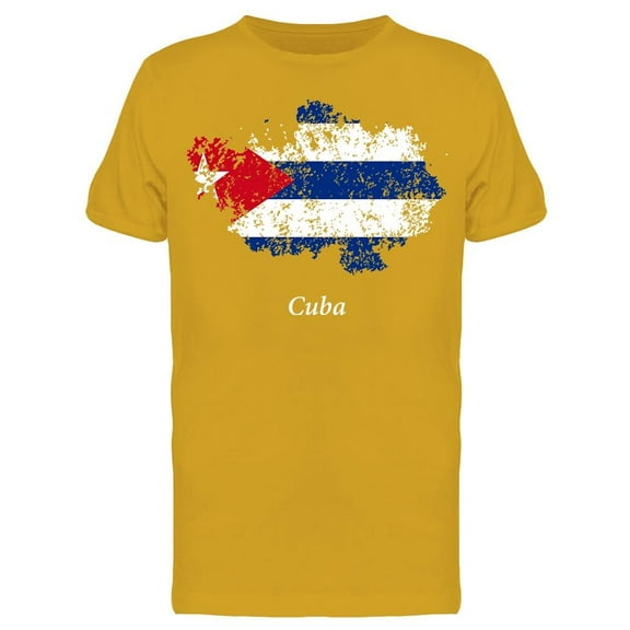 Cuba Grunge Old State T-Shirt Men -Image by Shutterstock, Male x-Large