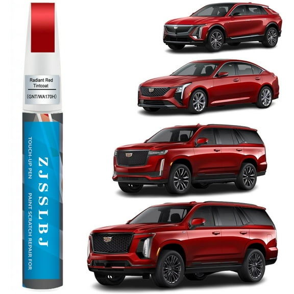 Car Touch Up Paint(Radiant Red Tintcoat(GNT/WA170H)) for Cadillac, Car Paint Scratch Repair Kit, Quick & Easy Solution to Repair, 2 in 1 Scratch Remover Pen