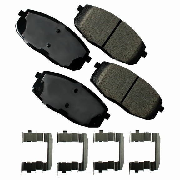 Disc Brake Pad Set Fits select: 2014-2015 KIA SOUL, 2010-2013 KIA FORTE
