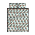 thumbnail image 5 of Juego de cama edredón con fondo de dibujo de nutria, 5 of 5