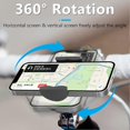 thumbnail image 2 of 2025 New Shockproof Bike Phone Mount, Universal Motorcycle E-Bike Handlebar Phone Holder, 360 Degree Rotatable, 2 of 5
