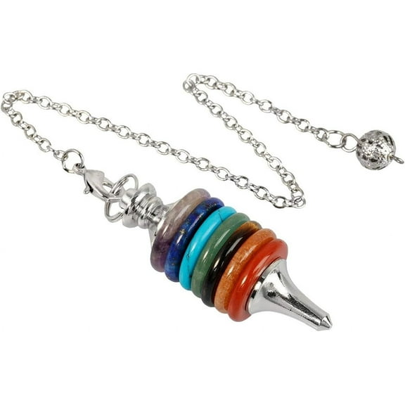 Healing Crystal Pendulum Chakra Quartz Dowsing Energy Stone Divination Reiki Meditation Balancing