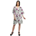 thumbnail image 3 of Moomaya Cutwork Lace Beach Kaftan For Women Printed Bikini Caftan Plus Size, 3 of 6