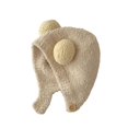 thumbnail image 7 of Sunjoy Tech Fall Winter Children Hat Knitted Cartoon Ear Decor Warm Ear Protection Infant Baby Cap Beanie Thick Soft Elastic Button Closure Unisex Anti-slip Lightweight Hat, 7 of 7