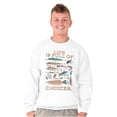 thumbnail image 5 of Fishermen's Life Humor Funny Fishing Sweatshirt for Men or Women Brisco Brands S, 5 of 6