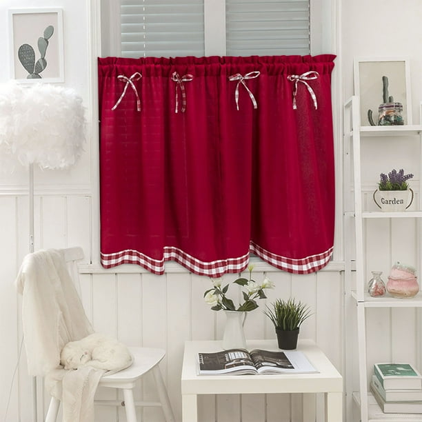 Cortina de ducha, cortinas opacas con lazo, cortinas cortas para cocina, cortinas para ventana, cortinas para cama de estudiante.