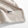 thumbnail image 5 of Eddie Bauer Signature Solid Brown Ultra Soft Plush Fleece Full/Queen Blanket, 5 of 9