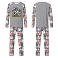 thumbnail image 4 of Matching Halloween Pajamas Set with Contrast Sleeves, Soft Halloween Family Pajamas with Mummy Bow Print, Unique Family Halloween Pajama Set Gift, 4 of 4