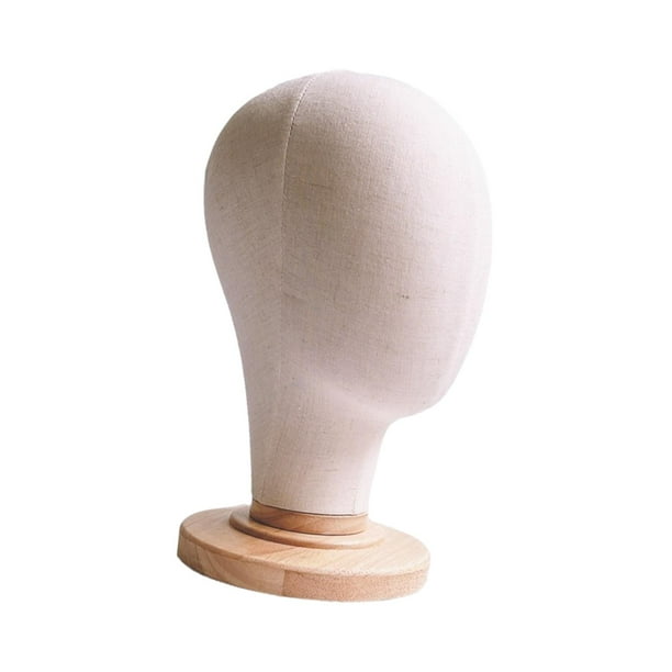 Cabeza de maniquí con peluca, modelo de cabeza de maniquí, modelo de cabeza de maniquí de cabello para salón de belleza Marrón