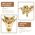 thumbnail image 4 of Miangastore 4pcs Box Leg Wood Case Corner Protector Zinc Alloy Jewelry Box Corner Protector, 4 of 8