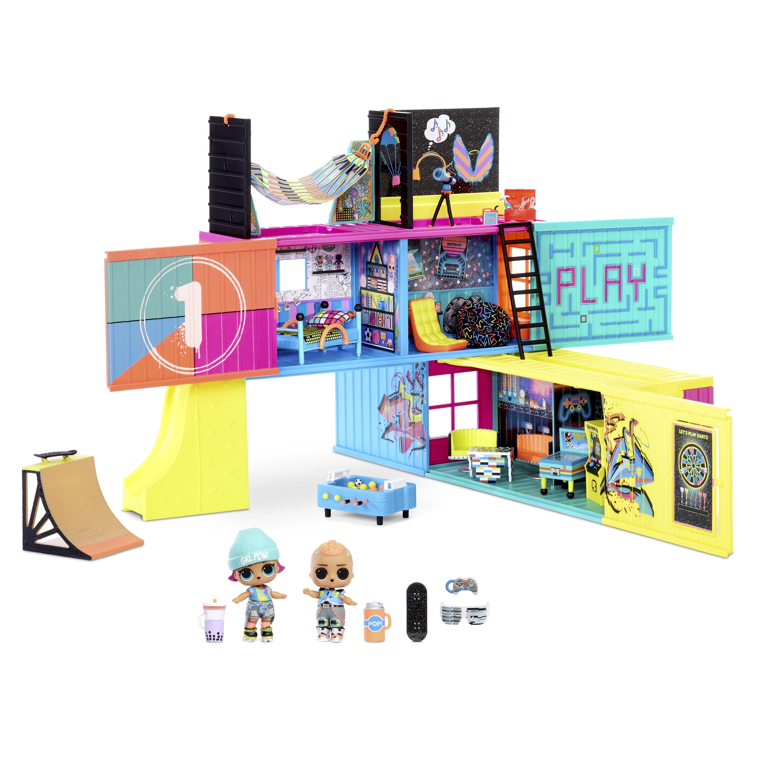 L.O.L Clubhouse Playset with 2 Exclusives Dolls Surprise