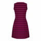 thumbnail image 5 of Camisón de mujer con estampado y bolsillos, sin mangas, plisado, cuello redondo, 5 of 7