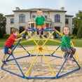 thumbnail image 6 of ENYOPRO 6ft Outdoor Climbing Dome, Kids Jungle Gym Dome Climber, Playground Climber for 3-5 Years Old, Climbing Toys for Outside, Rust & UV Resistant Steel Climbing Structures, Max 500lbs, Blue, 6 of 11
