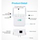 thumbnail image 3 of Potente Repetidor WiFi Potente Amplificador WiFi 300Mbps 2.4GHz Extensor WiFi Amplificador de Alcance WiFi con Puerto Ethernet, Amplificador WiFi Compatible con 4 Modos, Compatible con Todas Las Cajas Internas,WF-A01 JM, 3 of 5