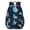 Black, variant on 17 Inch Lightweight Backpack,PVC Waterproof Oxford Fabric, Ergonomically Designed, with Large Capacity, Monarch Butterfly Aesthetic