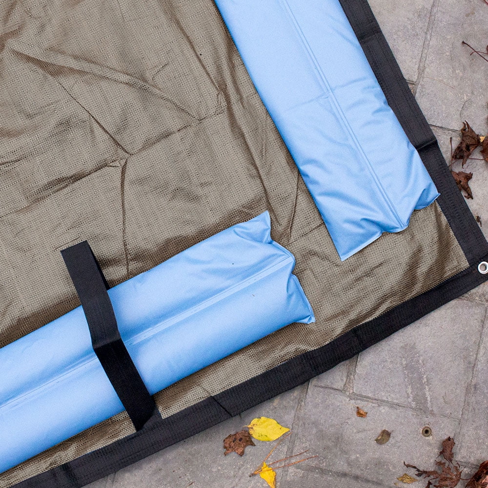 Robelle 15-Year XL Taupe Rectangular Winter Pool Cover, 12 x 24 ft. Pool